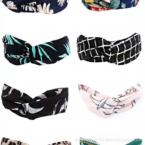 Fashion Letter Designer Luxury Elastic Yoga Hair Bands Wrap Elastic Turban Headband Nine Color
